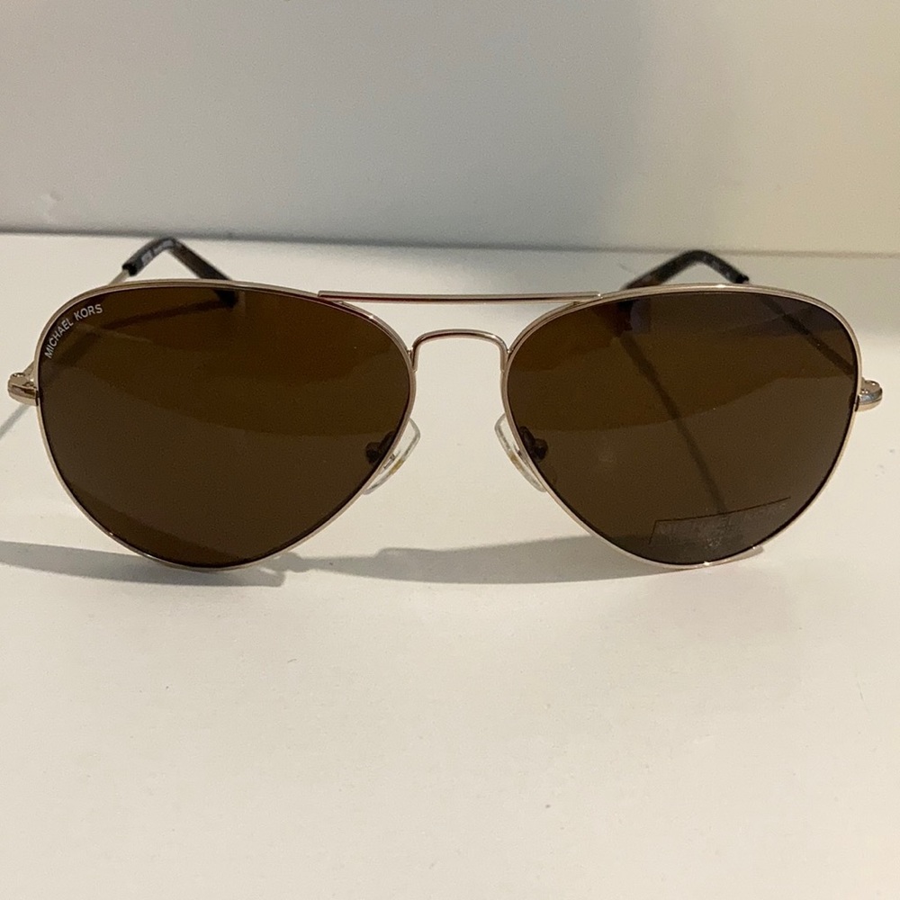 Michael Kors Aviator sunglasses silver